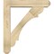 Ekena Millwork Olympic Craftsman Rough Sawn Bracket w/ Offset Brace, Douglas Fir, 6"W x 28"D x 32"H BKT0604X28X32OLY04RDF - alternate 4